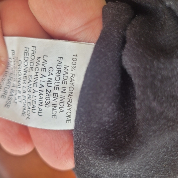 Paper Moon Black Floral Print Top L - Picture 6 of 6